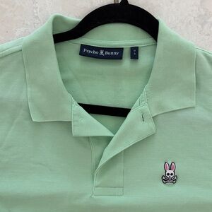 Psycho Bunny Mint Green Polo with Bunny Logo